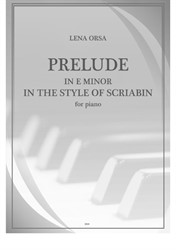 Prelude in E minor (In the Style of Scriabin)