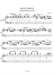 Old Castle Etude for Piano Right Hand