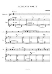 Romantic Waltz for soprano saxophone and piano