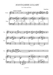 Avant-Garde Lullaby, Violin and Piano